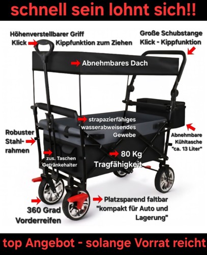 Falt bollerwagen trolley - falt,