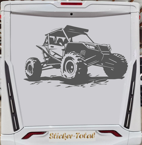 Strand buggy als aufkleber - als,