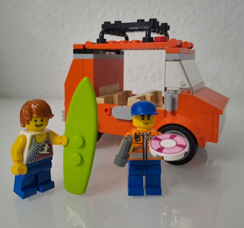 Lego minifigur strand urlaub - lego,