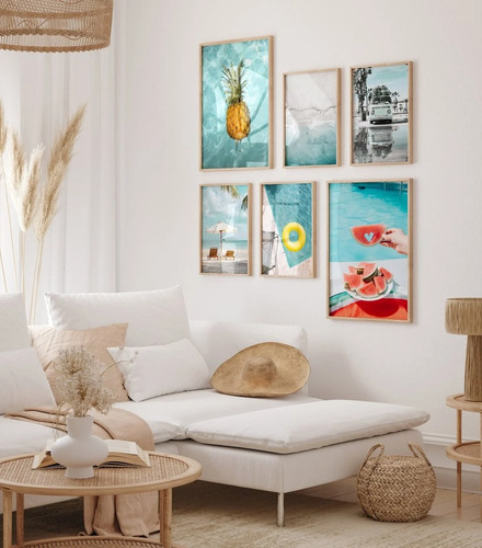 Poster urlaub ananas - urlaub, pool